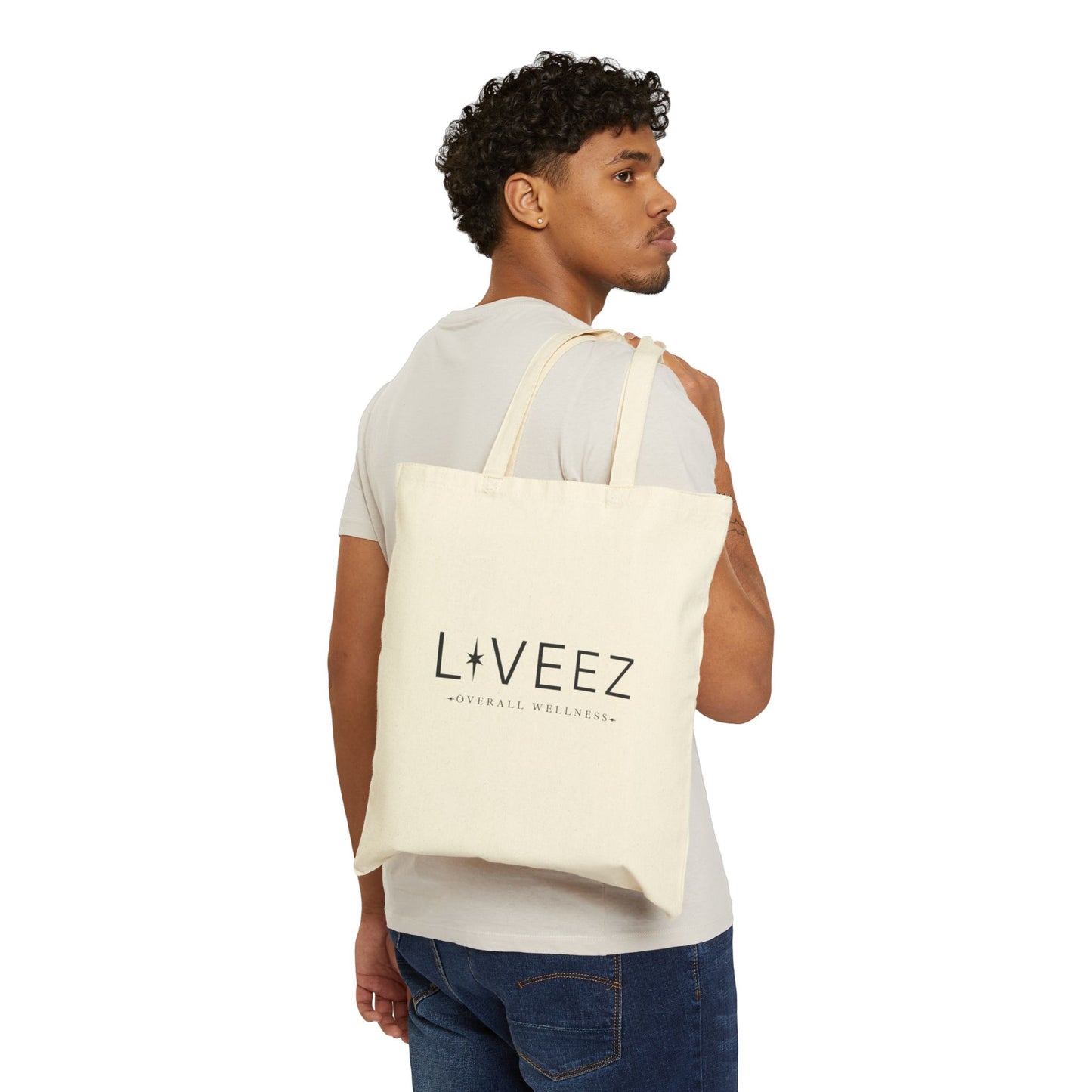 LiveEZ Cotton Canvas Tote Bag