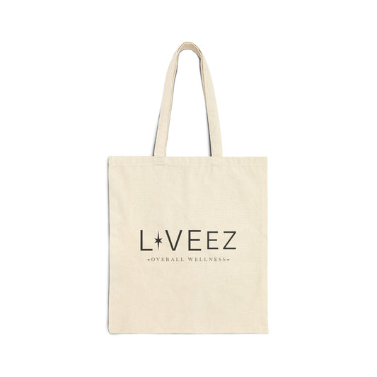 LiveEZ Cotton Canvas Tote Bag